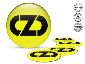 OZ Wheel Stickers Version Domed Resin Labels